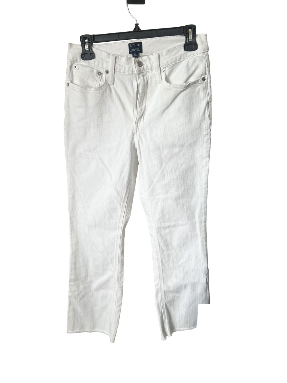J. Crew White Wide Leg Jeans